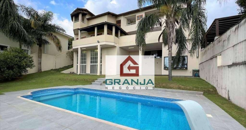 Casa com 4 dormitórios à venda, 697 m² por r$ 2.990.000,00 - granja viana - cotia/sp