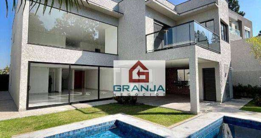 Casa com 4 dormitórios à venda, 416 m² por R$ 4.200.000,00 - Granja Viana - Alphaville Granja Viana - Carapicuíba/SP