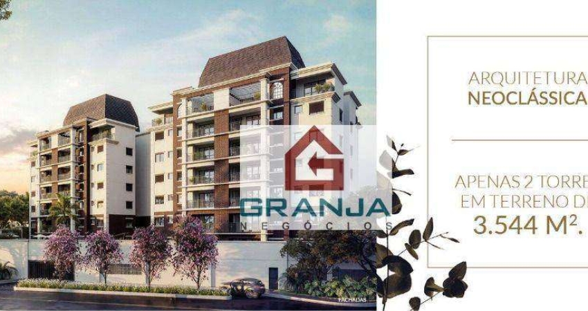 LANÇAMENTO Alto PADRÃO, Cond. MONET na Granja Viana - Cobertura Duplex, 154,28 m² - 2 Vagas por R$1.311.000,00