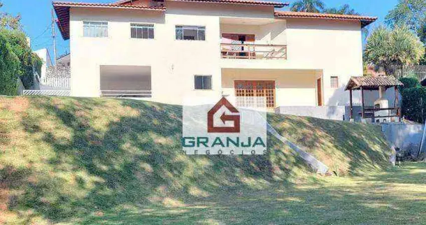 Confortável casa com 4 suítes à venda, 465 m² por r$ 0 - palos verdes - cotia/sp