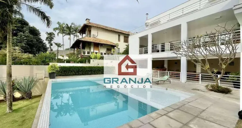 Casa moderna impecável com 4 suítes à venda por R$ 5.200.000 - Granja Viana - Cotia/SP