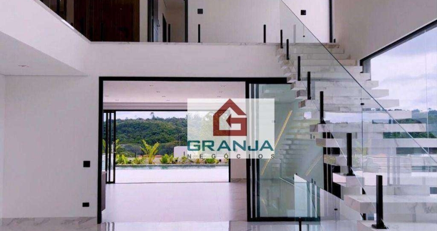 Imóvel Moderno com 4 suítes, ar condicionado, churrasqueira, piscina, spa à venda, 486 m² por R$ 4.800, - São Paulo II - Cotia/SP