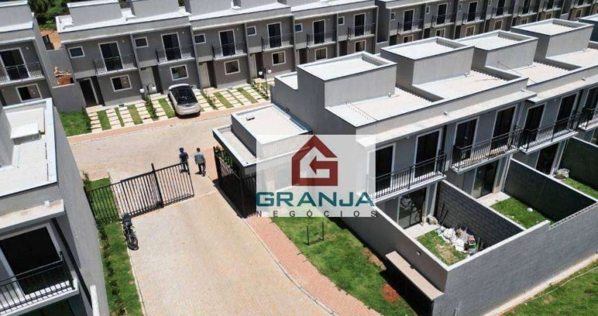 Lançamento com 3 dormitórios (1suíte), quintal, áreas de lazer! à venda, 77 m² por R$ 440.000 - Chácara Ondas Verdes - Cotia/SP