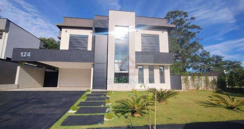 Maravilhosa Casa com 4 dorms/2sts, livings integrados, amplo quintal, planejados! à venda, 242 m² por R$ 3.200.000 - Chácara Ondas Verdes - Cotia/SP
