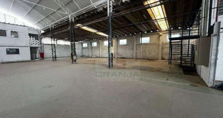 Galpão Completo, salas, área de serviço, vestiário e refeitório! para alugar, 1600 m² por R$ 26.600/mês - Jardim Colibri - Cotia/SP