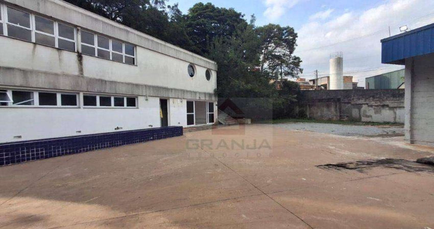Área Industrial com 02 Galpões, 2816 m² - venda por R$ 6.500.000 ou aluguel por R$ 51.800/mês - Jardim Cláudio - Cotia/SP