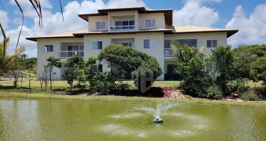 Apartamento à venda no village das ipês – praia do forte, bahia | 2 suítes | frente lago | 2 vagas cobertas!