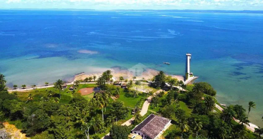 Terreno Exclusivo à Venda na Ilha das Bimbarras – de Frente Mar da Baia de Todos os Santos