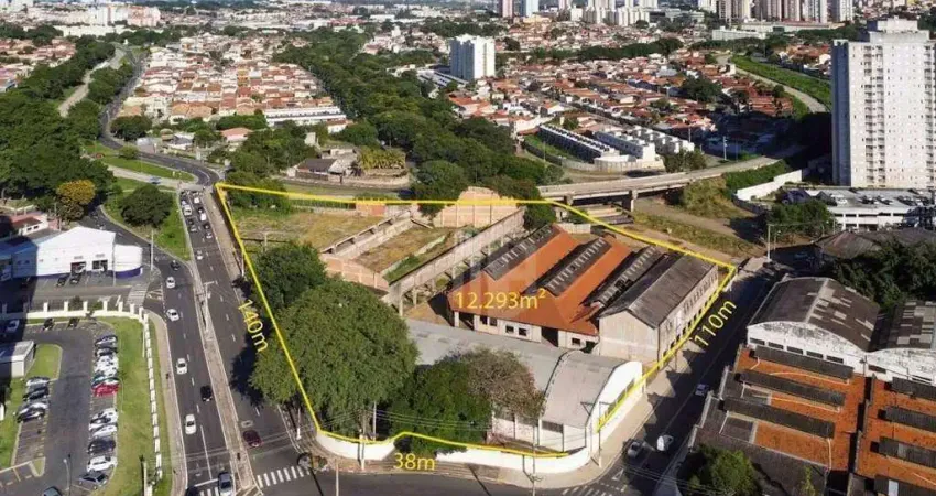 Terreno com Vocação Residencial e Comercial em Zona de Alta Densidade – Campinas/SP  | Frente para 3 Ruas