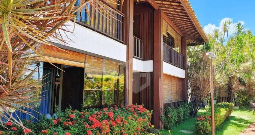 Praia do forte - cobertura à venda em condomínio na melhor localização. acesso privativo à praia.