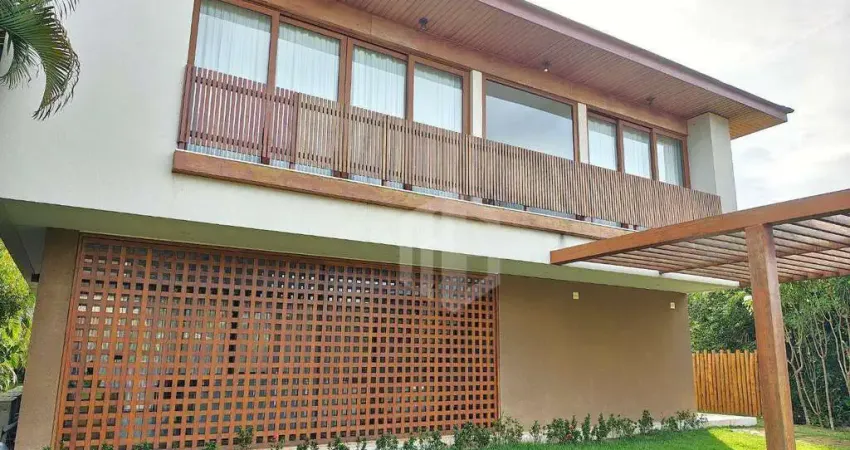 Temporada - casa de alto padrão com 5 suítes para locação em praia do forte