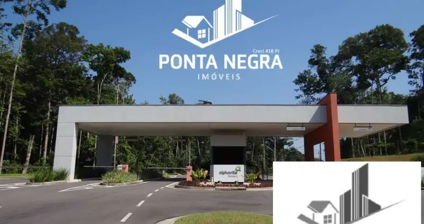 Terreno em condomínio fechado à venda na Avenida José Augusto Loureiro, 835, Ponta Negra, Manaus