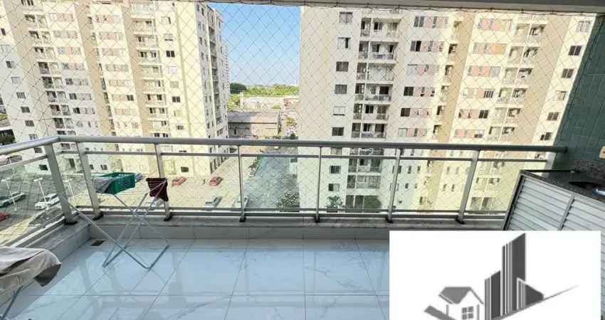 Gran vista residencial, apto de 117m2 com varanda gourmet na ponta negra