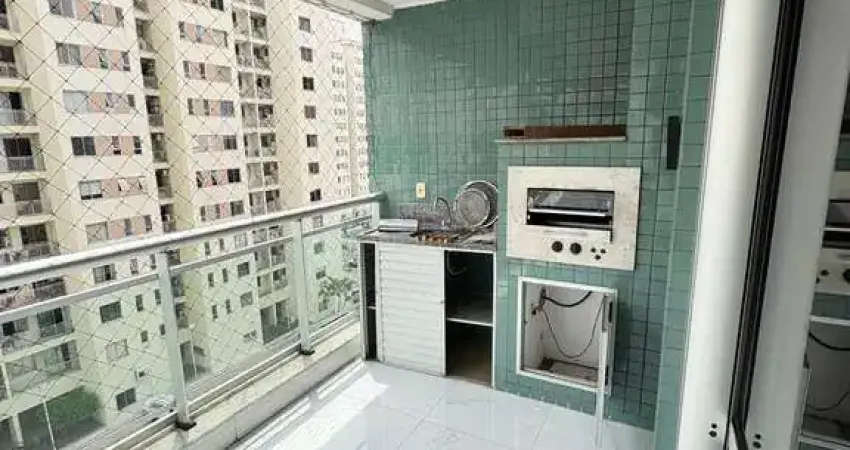 Gran vista residencial, apto de 117m2 com varanda gourmet na ponta negra