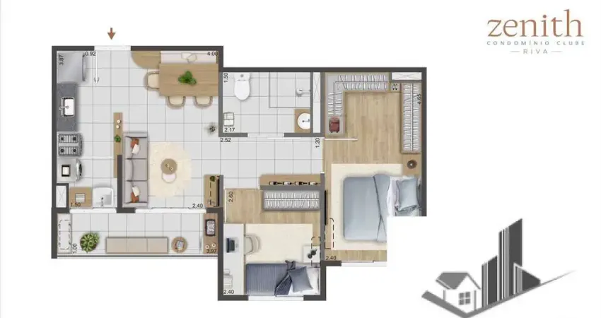 Apartamento com 2 quartos à venda na Avenida André Araújo, 255, Aleixo, Manaus