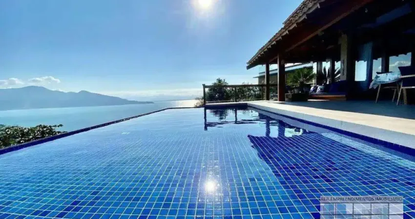 Casa com 9 dormitórios à venda, 910 m² por r$ 10.000.000,00 - urubu - ilhabela/sp