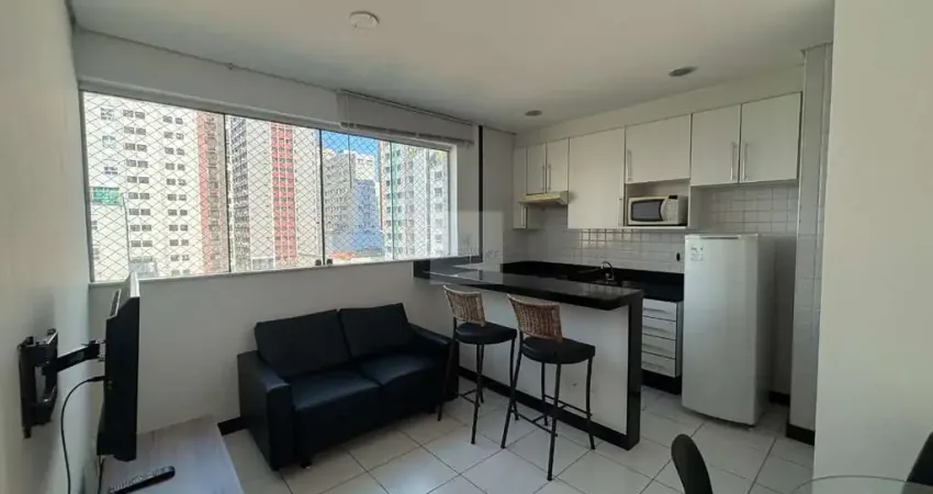 Apartamento para locação em belo horizonte-mg, bairro lourdes: 1 quarto, 1 suíte, 1 sala, 1 banheiro, 1 vaga, 45,99m²
