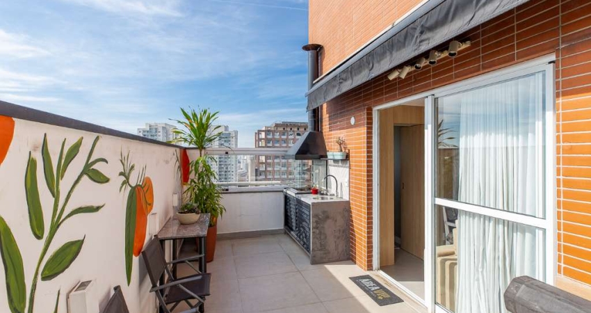 Cobertura para venda com 2 quartos, sendo 2 suítes, 110m²
