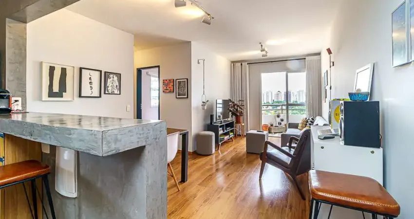 Apartamento tipo para locação em Brooklin Novo com 1 quarto, 51m²