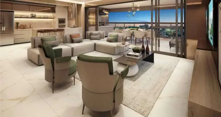 Apartamento tipo para venda em brooklin com 3 quartos, sendo 3 suítes, 142m²