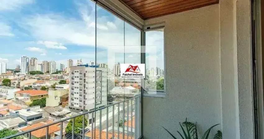 Apartamento de 63m² com 3 dorm., 1 vaga e varanda envidraçada chácara santo antônio (zona leste)/sp por 430.000,00