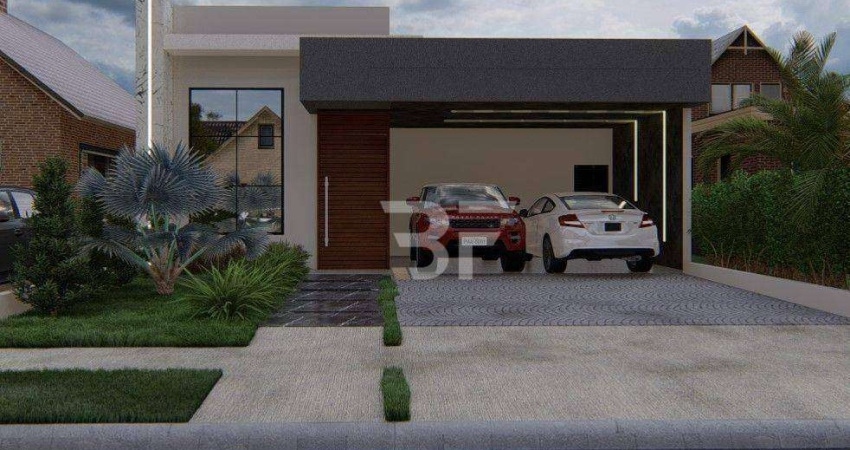 Casa com 3 dormitórios à venda, 168 m² por R$ 1.350.000,00 - Condomínio Residencial Milano - Indaiatuba/SP