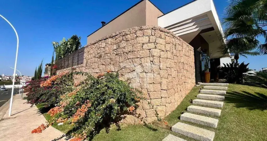 Casa com 3 dormitórios à venda, 257 m² por r$ 2.590.000,00 - condomínio dona maria josé - indaiatuba/sp