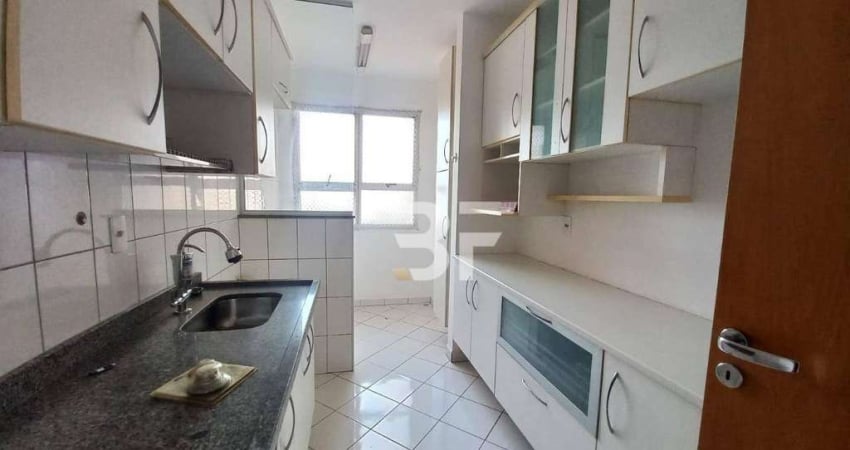Apartamento com 3 dormitórios para alugar, 83 m² por R$ 4.385,88/mês - Vila Sfeir - Indaiatuba/SP