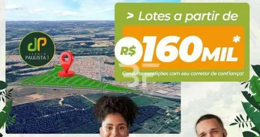 Terreno à venda, 150 m² por R$ 170.000,00 - Jardim Paulista 3 - Indaiatuba/SP