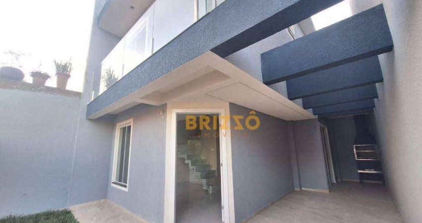SOBRADO A VENDA COM 2 QUARTOS E 2 VAGAS! 468.000,00