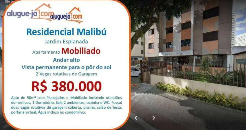 Apartamento com 1 dormitório à venda, 50 m² por R$ 380.000,00 - Jardim Esplanada - São José dos Campos/SP