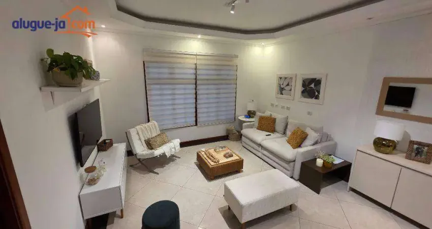 Sobrado com 5 dormitórios, 232 m² - venda por r$ 705.000,00 ou aluguel por r$ 3.977,00/mês - parque residencial flamboyant - são josé dos campos/sp