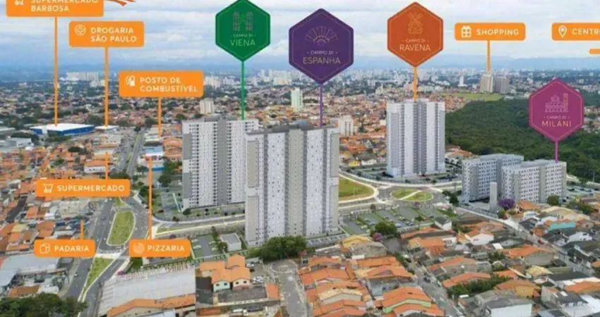 Apartamento com 2 quartos à venda na Rua Felício Alves de Araújo, Parque dos Ipês, São José dos Campos