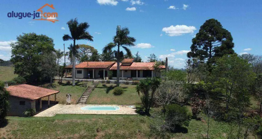 Chácara com 3 dormitórios à venda, 20500 m² por r$ 880.000 - turvo - são josé dos campos/sp