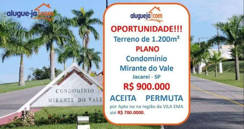 Terreno à venda, 1200 m² por r$ 900.000 - rio comprido - jacareí/sp