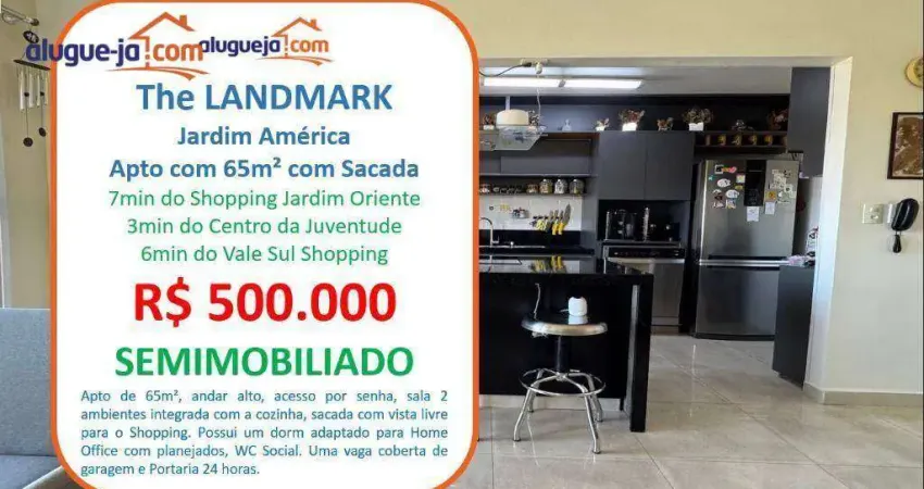Apartamento com 2 dormitórios à venda, 65 m² por r$ 500.000 - jardim américa - são josé dos campos/sp