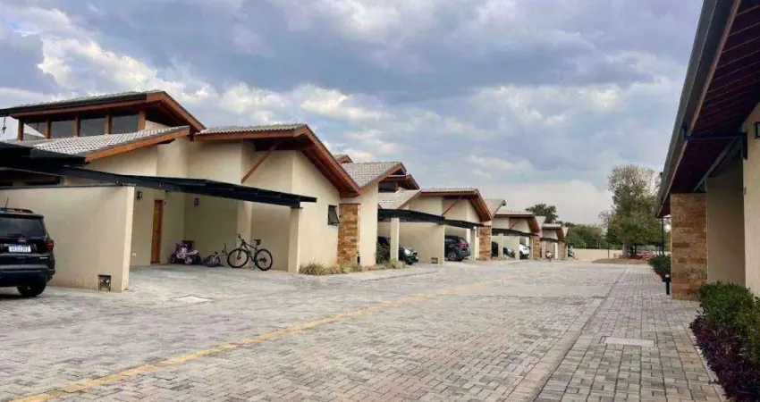 Casa térrea com 2 dormitórios para alugar, 145 m² - jardim dos pinheiros - atibaia/sp