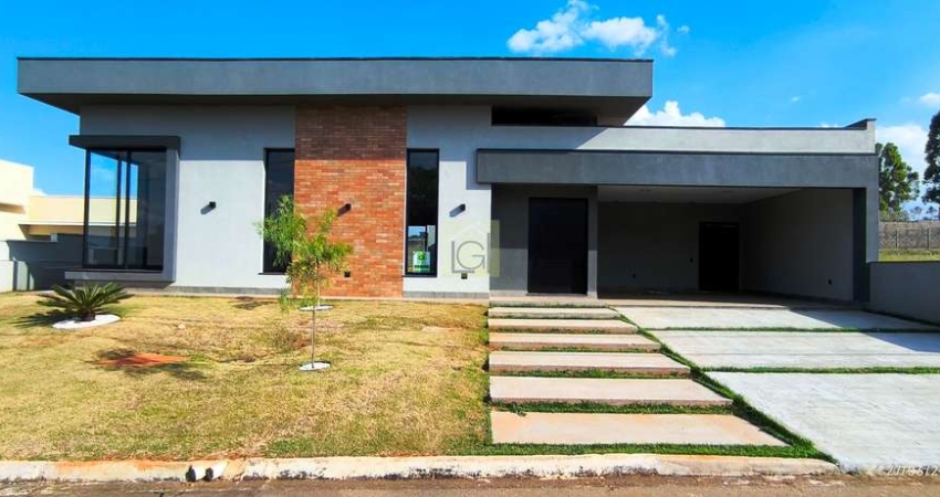 Linda casa térrea à venda em Condomínio em Itu-SP - 3 Quartos, 3 Suítes, 2 Salas e 284m² de Área