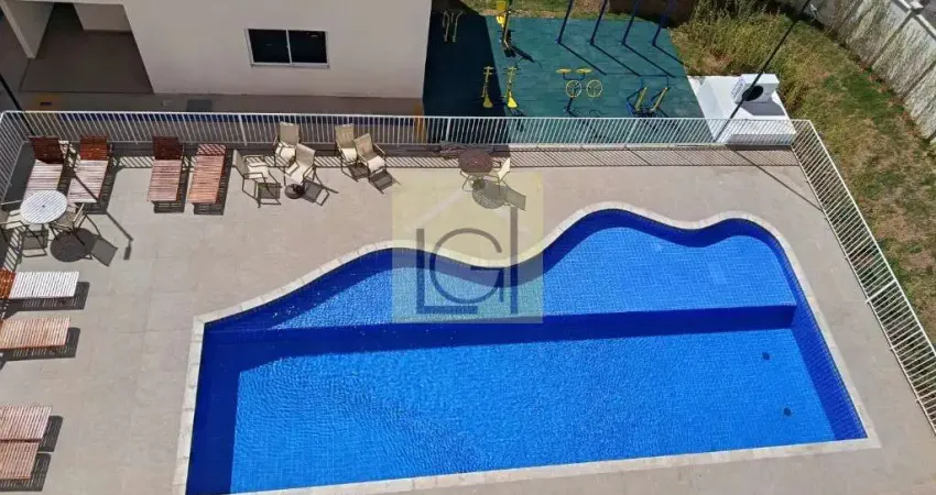 Apartamento para locação em itu-sp, parque nossa senhora da candelária! 2 quartos, 1 sala, 1 banheiro, 1 vaga, 42m²!