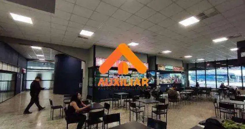 Exclusivo! ponto comercial no terminal rodoviário de santos, centro, santos