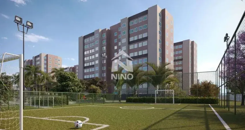 Apartamento com 2 dormitórios à venda, 49 m² por r$ 292.606,00 - central park - cachoeirinha/rs.