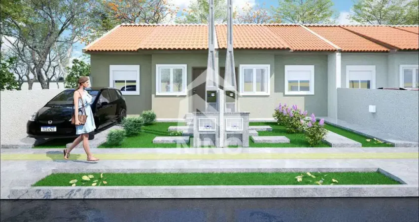 Casa com 2 dormitórios a venda, 43m² por r$ 245.000,00 - parque dos anjos - gravatai/rs