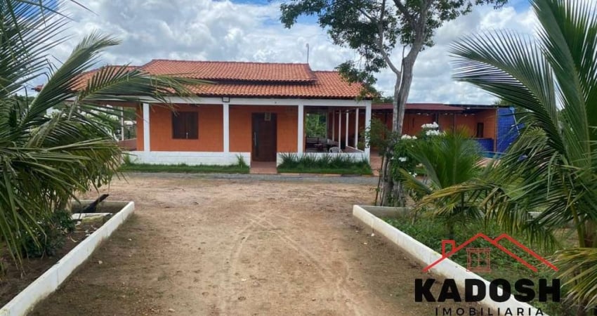 Chácara à venda no Centro de Santanópolis-BA: 2 quartos, sala, 2 banheiros, 1 vaga de garagem, 4.500 m² de área total
