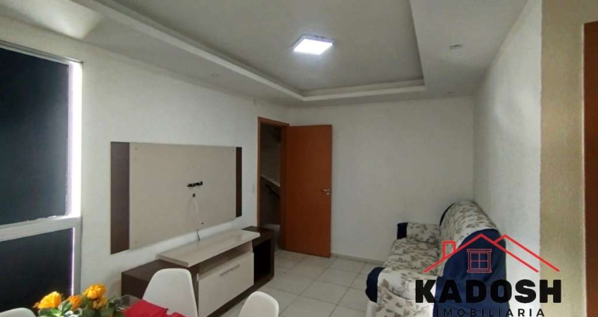 Apartamento Mobiliado para locação no Sim em Feira de Santana-BA: 2 quartos, 1 sala, 1 banheiro, 1 vaga de garagem, 41m².