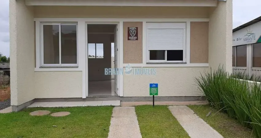 Lançamento Parque do Mirante na Morada do Vale II em Gravataí. Casa de 1 dormitórios e com entrada parcelada em 72x.
