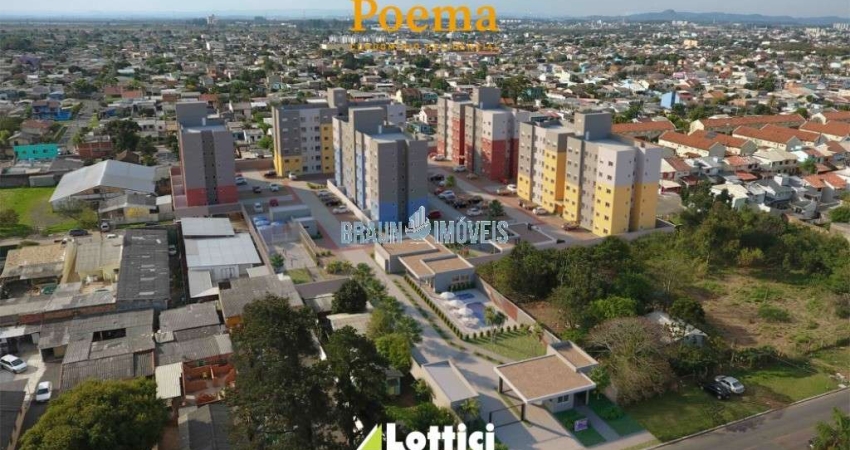 Apartamento à venda em Canoas-RS, bairro Harmonia: 2 quartos, 1 banheiro, 1 vaga de garagem, 49m² de área.