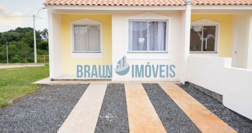 Parque Itália, residencial com casas de 1 e 2 dormitórios em Gravatai  prontas e parcela a entrada em 60x.