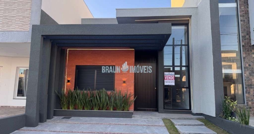 Casa nova 3 dormitórios sendo uma suíte no Condomínio Fechado Vale Das Camélia dentro do Vale Ville em Gravataí.