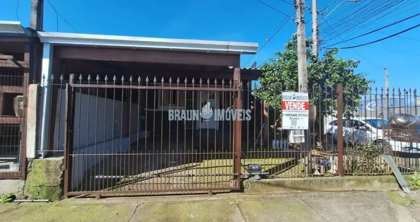 Casa de esquina no morada do bosque com 2 dormitórios e comércio em cachoeirinha/rs.