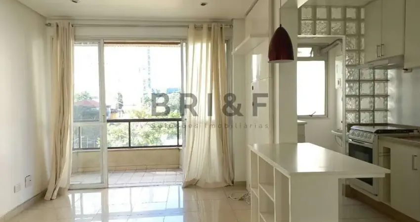 Apartamento para locação65m² 2 quartos sendo 1 suíte, varanda, cozinha americana e 1 vaga Campo Belo